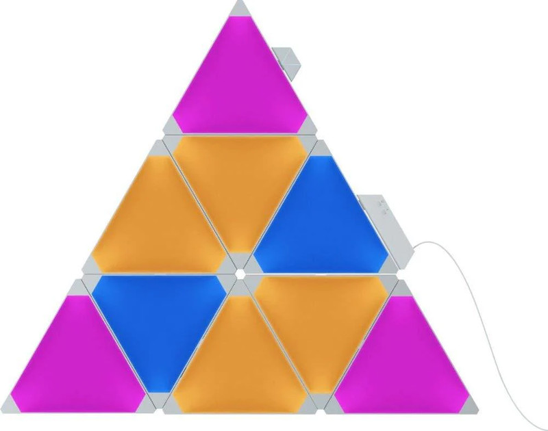 Nanoleaf Light Panels Smarter Kit - Rhythm Edition - (9 panels + 1 controller) - إضاءة